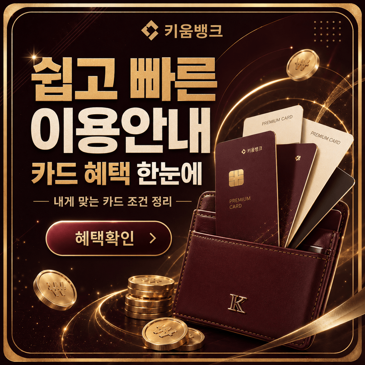 카드 조건 정리와 혜택 확인 바로가기